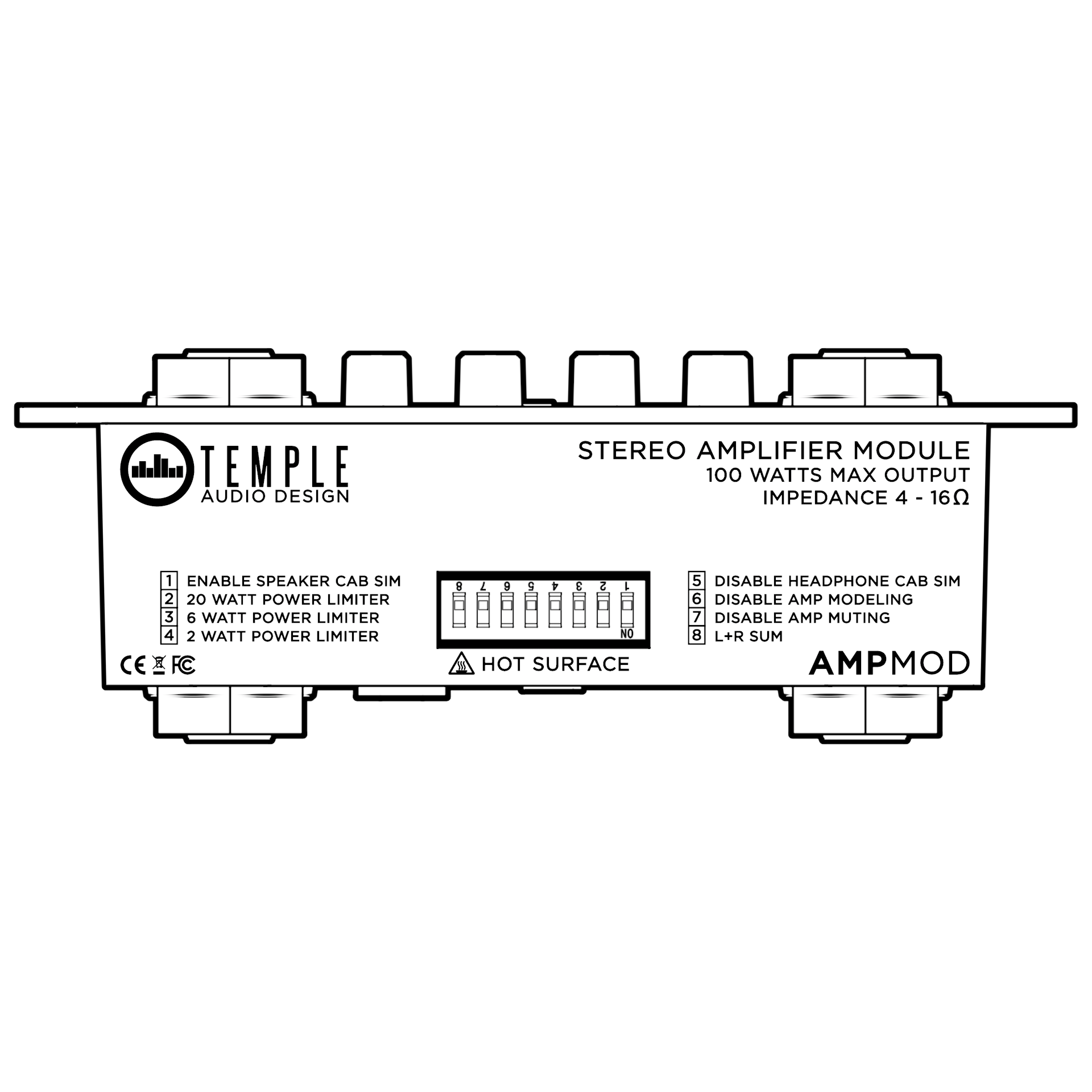 AMP MOD DIP Switches