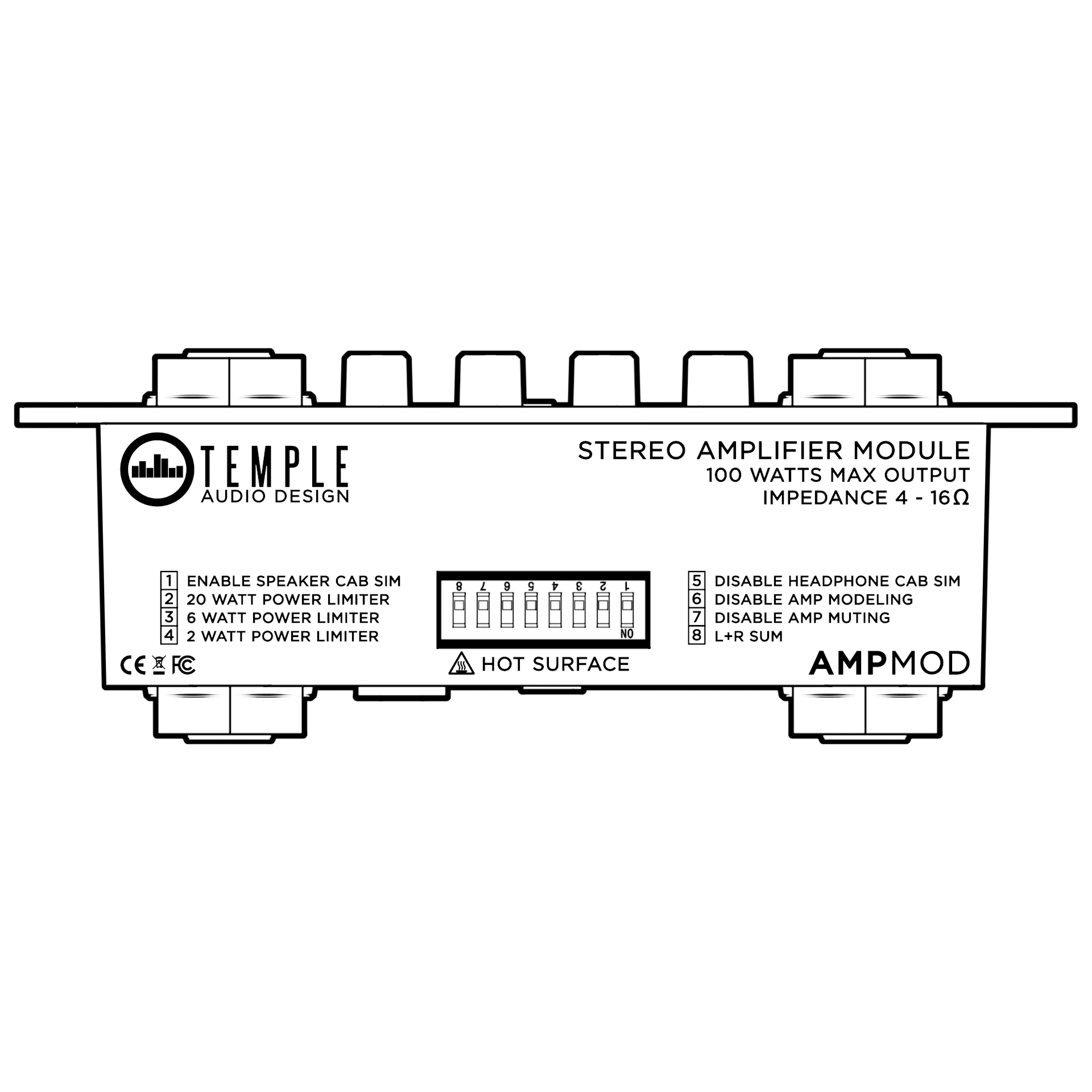 AMP MOD DIP Switches